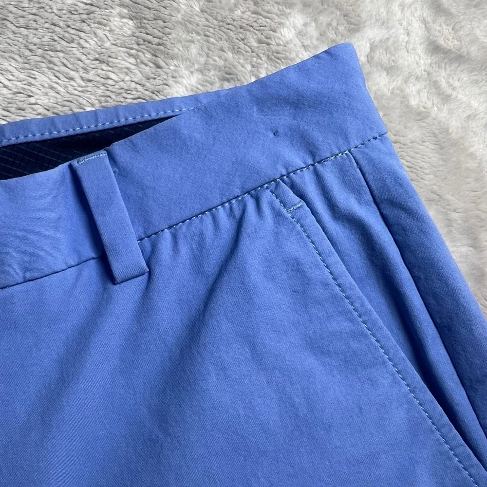 Vineyard Vines Men's 30 On-The-Go OTG Shorts Blue Performance Stretch Chino